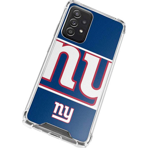 NFL New York Giants Zone Block Galaxy A52 5G Clear Case